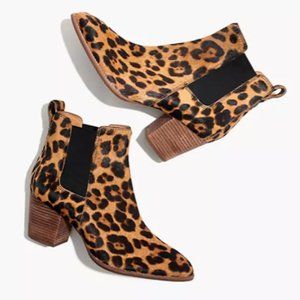 Madewell Leopard Ankle Bootie NWT! Sold out online